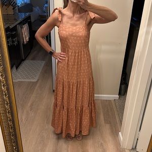 EUC Universal Thread maxi dress, size XS, tie shoulder straps